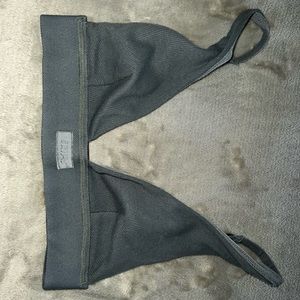 Skims cotton plunge bralette